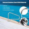 BomDog Pool Handrail with Armrest Covers, 2-Piece Stainless Steel Spa Handrail Set view 4
