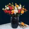 luckxuan Artificial Rose Bouquet with Ceramic Vase, Color B view 4