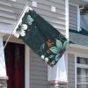 Flag, 90 x 152 cm, Double-Sided House Flag with Abstract Boho Flowers view 2