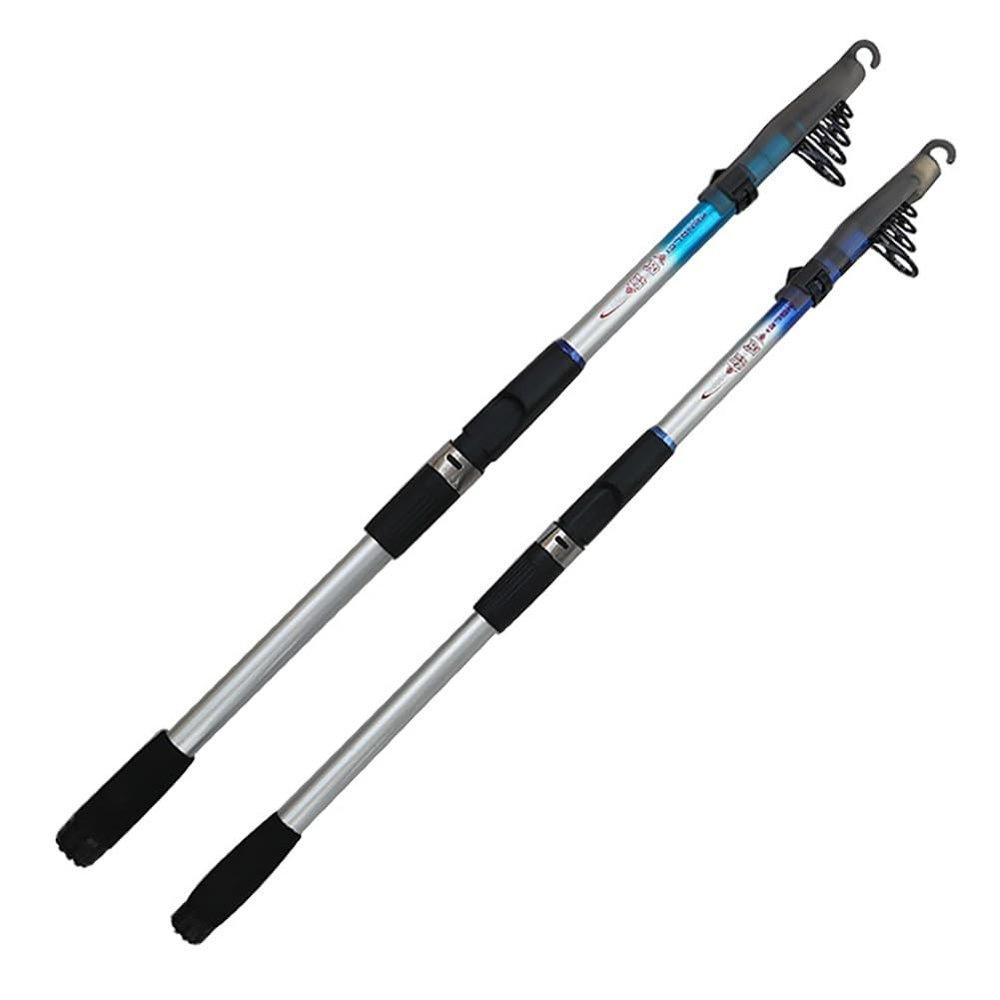 ZFF Mini Telescopic Carbon Fiber Spinning Rod, 2.4 m