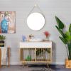 Industrial-Style Bathroom Vanity Cabinet with Sink, Faucet, Drain, and Mirror, 50 x view 3