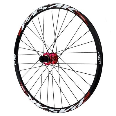 DYSY MTB Wheelset, 26-Inch Thru Axle, 6-Bolt Disc Brake, 32H