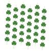 Parliky 36-Piece St. Patrick's Day Glittery Green Clover Hanging Decorations view 1