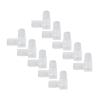 Akozon 10-Piece 90-Degree L-Shaped Hose Barb Adapters view 1