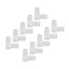 Akozon 10-Piece 90-Degree L-Shaped Hose Barb Adapters view 4