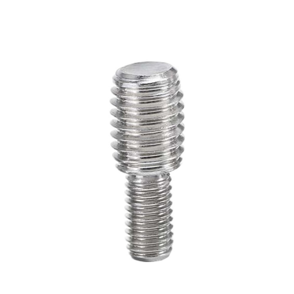 M4 M5 M6 M8 M10 M12 M16 304 Stainless Steel Reducing Bolts with Double-Ended Headless Screws for Camera Adapter Conversion, M3x10 to M6x10, 20 Pieces
