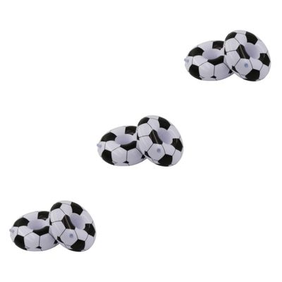 Abaodam 6-Piece Inflatable Soccer Ball Drink Holders for Beach and Pool Parties