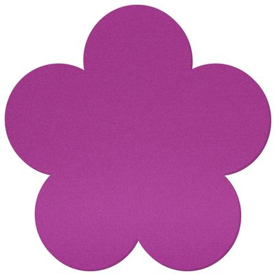 Purple Felt Flower Coaster V2 – Décor & Crafts, 3–60 cm