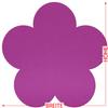 Purple Felt Flower Coaster V2 – Décor & Crafts, 3–60 cm view 3