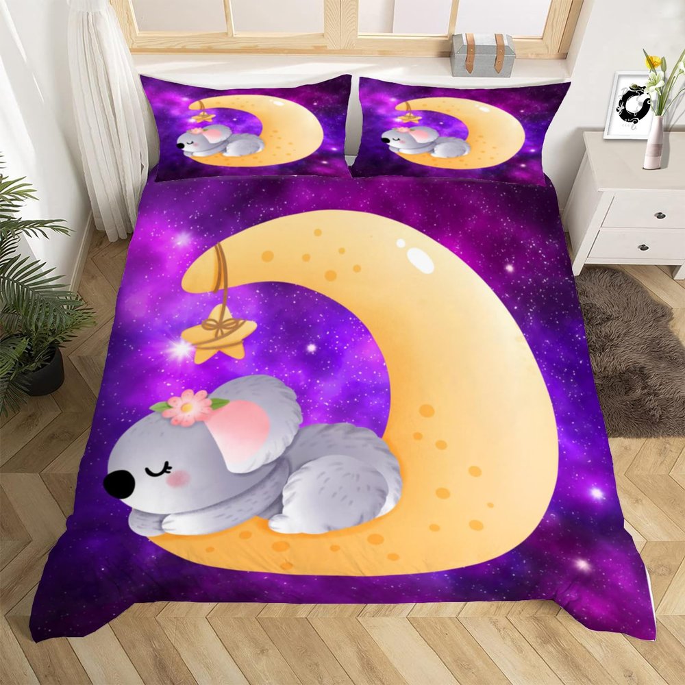 3D Baby Koala Duvet Cover Set, 135 x 200 cm