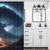 PAZZK Magical Tree Landscape Shower Curtain, 72 x 72 in view 4