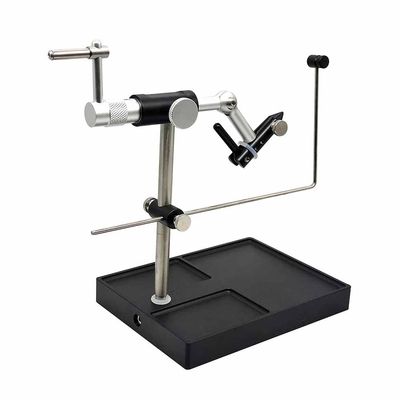 LeTkingok Universal Fly-Tying Vise Base, 360° Rotating Fly-Tying Tool, Bobbin Thread Holder