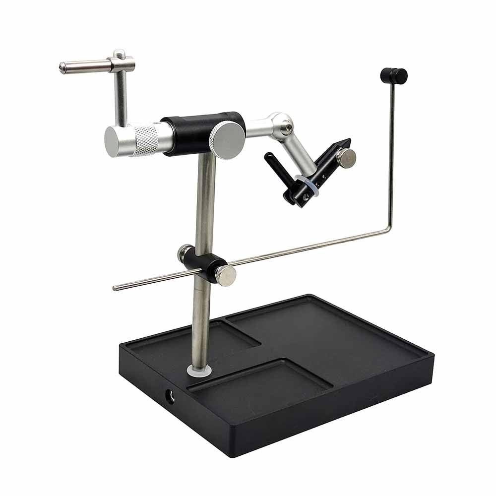 LeTkingok Universal Fly-Tying Vise Base, 360° Rotating Fly-Tying Tool, Bobbin Thread Holder