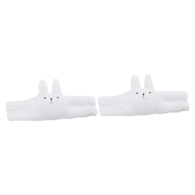 VICASKY 2-Piece Cute Rabbit Door Stoppers for Kids' Rooms and Pets