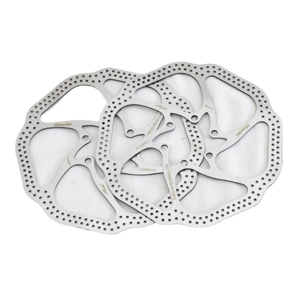 Stainless Steel MTB Road Bike Brake Rotor, 160 mm, 6-Bolt, with Screws (Color: 160 mm)