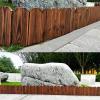 5-Piece Wooden Garden Fence, Interlocking Edging, 16.4 ft L x 23.6 in H view 1