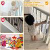 DTVEW Climbing Net, 4 cm Mesh/5 mm Rope, Outdoor Stair Fall Protection and Playground Cargo Net, 4.5 x 6 m view 3