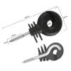 GSJNHY 10-Pack Screw-In Ring Insulators for Electric Fences and Wooden Posts view 3