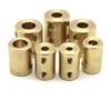 2-Piece Brass Rigid Motor Shaft Coupling, 3.17 mm–3.17 mm view 1