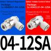 2-Pack AS1201F/AS2201F/3201F Speed Controllers with One-Touch Fitting, Meter-Out Throttle Valve view 2
