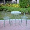 3-Piece Cast Aluminum Patio Bistro Set with Coffee Table and Chairs view 2