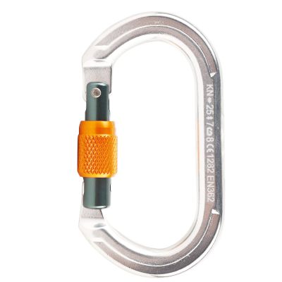 ANKROYU Carabiner Hook with Carabiner Hook, Oval Aluminum Alloy Carabiner, Sturdy Carabiner for Climbing