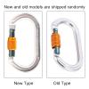 ANKROYU Carabiner Hook with Carabiner Hook, Oval Aluminum Alloy Carabiner, Sturdy Carabiner for Climbing view 4