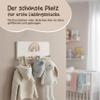 Personalized Children's Wall Coat Rack with Name, 4 Wooden Hooks, Rainbow, 40 x 20 cm view 3