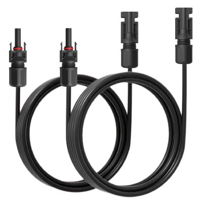 NAUCI Solar Extension Cable for Panels, 2 x 10 m, 4 mm