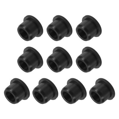 sourcing map Silicone Stoppers, 14 mm, Black, 10-Pack