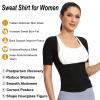 Women's Sauna Vest, Sweat Waist Trainer, Compression Shaping Top, XL, Silver view 3