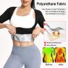 Women's Sauna Vest, Sweat Waist Trainer, Compression Shaping Top, XL, Silver view 4