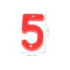 BCOATH Beehive Number Plates, 3–21 pcs, Plastic, Red view 2