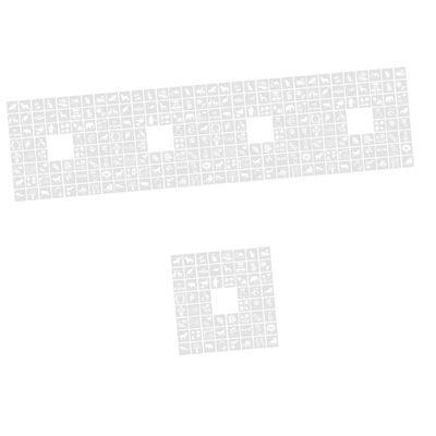 VILLCASE 300-Piece Reusable Stencil Set for Wood Burning, Animals and Plants