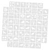 VILLCASE 300-Piece Reusable Stencil Set for Wood Burning, Animals and Plants view 3