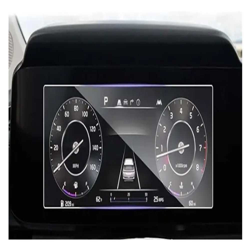 UPGENT Screen Protector for Kia Carnival KA4 12.3-Inch Touchscreen, Tempered Glass