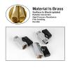 1-Piece PT1/8, 1/4, 3/8, 1/2 Mini Ball Valve Switch, Copper Ball Valve (Double Inner 4) view 3