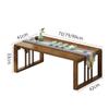 CAFIEDR 80 cm Folding Japanese-Style Tatami Tea Table view 2
