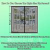 Magnetic Insect Screen for Windows, 70 x 150 cm, Black, Self-Closing, No-Drill Installation view 3
