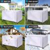Waterproof Outdoor Furniture Cover 120 x 120 x 85 cm (L x W x H), Winter and UV Resistant, 600D Oxford Fabric Cover for Patio Tables and Furniture Sets view 3