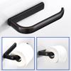 Black Brass Bathroom Hardware Set with Towel Rack and Accessories view 4