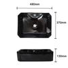LAPADULA Ceramic Bathroom Vessel Sink with Faucet Hole view 2
