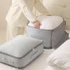 Ultra Space-Saving Self-Compressing Organizer, Heavy-Duty Moving Bag for Comforters (Blue, XL) view 3