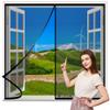 Magnetic Insect Screen for Windows, 140 x 110 cm, Black view 1