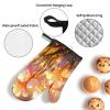 Iris Pattern Oven Mitts and Pot Holder Sets view 4