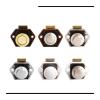 Mailbox Push-Button Lock, 20/26 mm, RV Camper Boat Drawer Cabinet Latch, Small Brown Nickel view 2