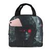 WURTON Hacker Era Print Reusable Insulated Lunch Bag for Women and Men view 1