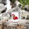 MAXIKIWI Durable Enamel Coffee or Tea Camping Mug, Indoor/Outdoor, Sleeping Baby, Christmas, 350 ml view 3