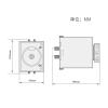 LUJIAYA Time Relay 220V Power-Off Delay Switch JSZ3F, 10s/60s/3min, 24V/220V (Size: JSZ3F 3min DC24V) view 3