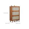 Bamboo Flip-Drawer Shoe Cabinet for Entryways view 2
